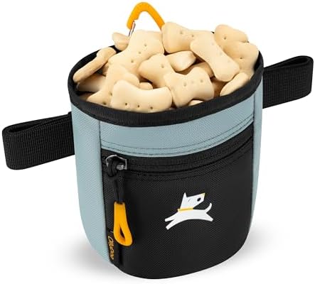 OllyDog, Goodie Treat Bag, Dog Treat Training Pouch | Magnetic Closure | 3 Ways to Wear | Hands-Free Waist Belt | Water-Resistant Recycled Vegan Fabric (St. Lucia) - Image 6