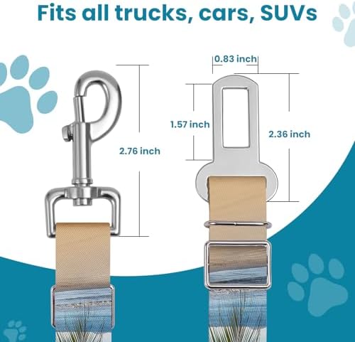 Adjustable pet cat and Dog car seat Belt，SUV, and The Lanyard is Flexible and Adjustable from 20 to 33 inches(Sandy Shore) - Image 5