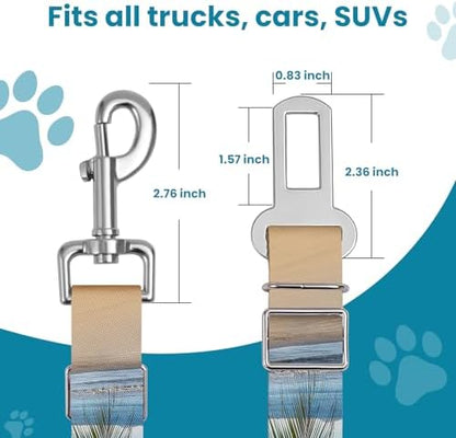 Adjustable pet cat and Dog car seat Belt，SUV, and The Lanyard is Flexible and Adjustable from 20 to 33 inches(Sandy Shore) - Image 5
