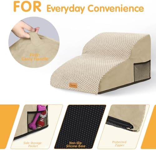 Topmart High Density Extended Foam Dog Ramp&Steps 2 Tiers - Image 5