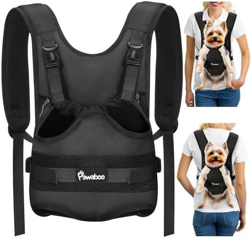 Pawaboo Pet Front Carrier Backpacks for Small Medium Dogs by Pawaboo