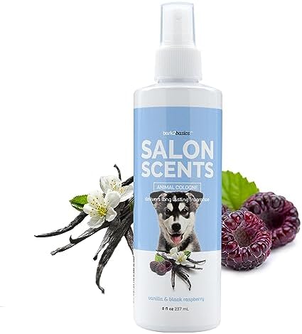 Bark2Basics Salon Scents Dog Cologne Spray, Vanilla Black Raspberry, 8 oz by Bark2Basics%7CGroomersChoice