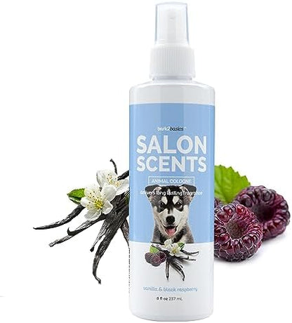 Bark2Basics Salon Scents Dog Cologne Spray, Vanilla Black Raspberry, 8 oz by Bark2Basics%7CGroomersChoice