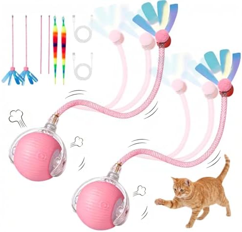 Interactive Cat Toy Ball, Automatic Cat Toys for Indoor Cats with 3 Modes by Unknown