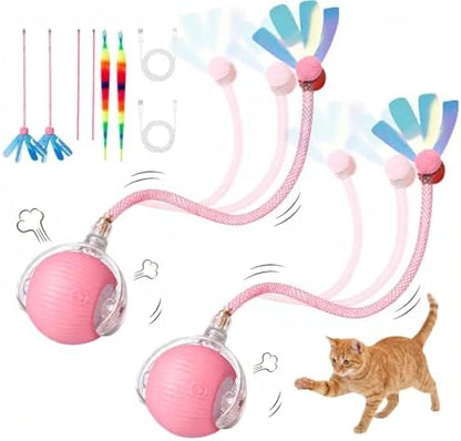 Interactive Cat Toy Ball, Automatic Cat Toys for Indoor Cats with 3 Modes by Unknown
