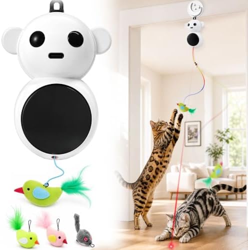 Interactive Cat Toys for Indoor Cats, Automatic Moving Toy with Flying Bird by Unknown