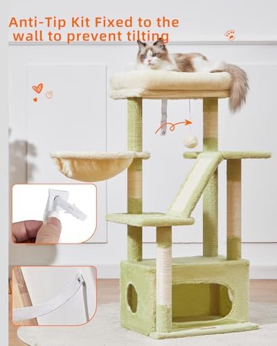 Taoqimiao Cat Tree, 38.5In Cat Tower for Indoor Cats, Suitable for Kittens - Image 7