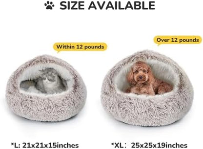 CATISM Cat Bed Hooded Cat Beds for Indoor Cats Covered Cat Beds - Image 6