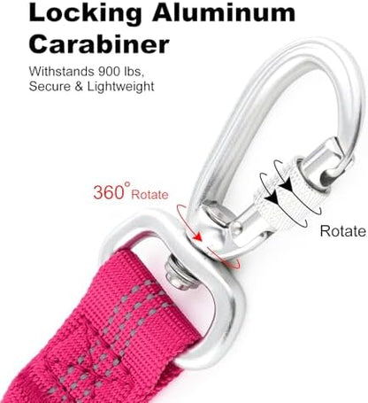 Dog Seat Belt for Car, Car Harness with Locking Aluminum Hook - Image 2