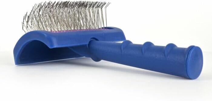 Show Tech Tuffer Than Tangles LongReach Medium, Slicker Brush for Dog Grooming, Dog Brush for Doodle Breeds, Dematting, Remove Undercoat - Image 3