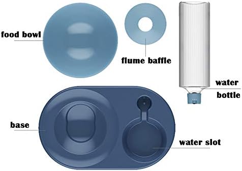 JiangYanus Dog Bowls, 0°-15°Adjustable Tilted Cat Food and Water Bowl Set - Image 3