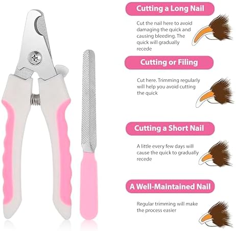 Pet Grooming Glove Set for Dogs & Cats – Premium Pet Hair Removal Glove with Free Nail Clippers & Nail File - Image 4
