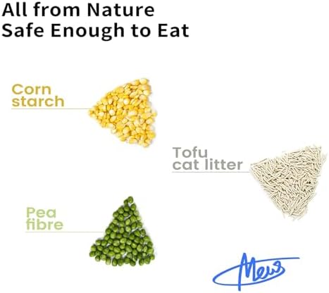 Tofu Cat Litter, Dr. PawPaw Clumping Cat Litter, Honeysuckle Scent 18 lb, Dust-Free Keep Kitty Tidy, Superior Odor Control Keep Step Fresh - Image 4