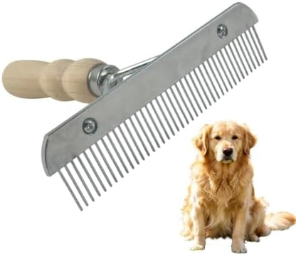 Grooming Rake Brush, Shedding Tool for Medium & Large Dog Undercoat by Unknown