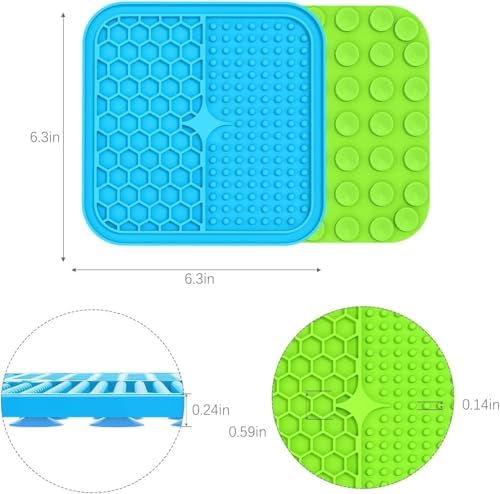 MateeyLife Lick Mat for Dogs & Cats, Slow Feeder Licking Pads for Boredom - Image 6