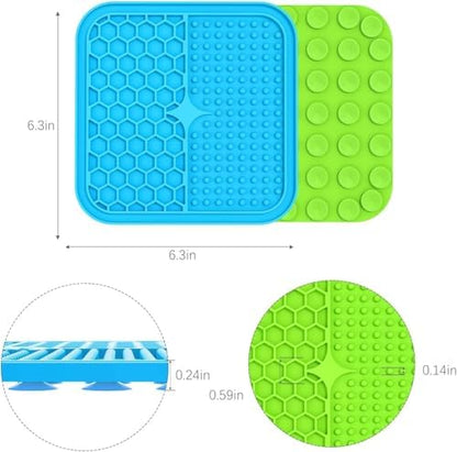 MateeyLife Lick Mat for Dogs & Cats, Slow Feeder Licking Pads for Boredom - Image 6