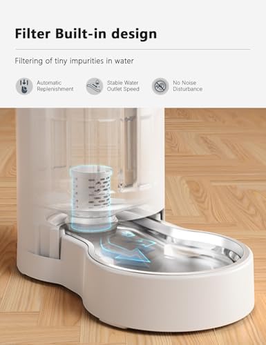 CZPET Automatic 5L Filter Dog and Cat Water Dispenser (White) - Image 4