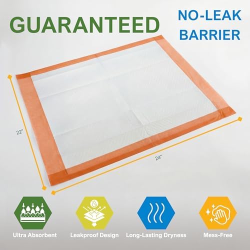 MED PRIDE Dog Training Pads 22x24 in with Attractant,Leakproof,5 Count - Image 4