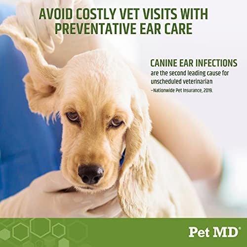 Pet MD Dog Ear Cleaning Wipes – Otic Cleanser for Dogs - 100 ct - Image 3