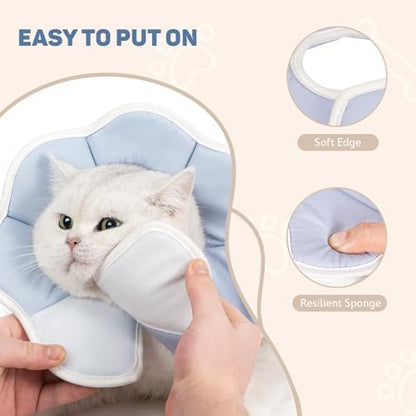 Avont Cat Cone L Adjustable Soft E-Collar, Grey - Image 5
