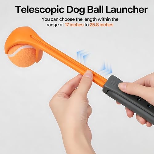 PAWISE Dog Ball Launcher Dog Fetch Toy Dog Tennis Ball Thrower (Large) - Image 3