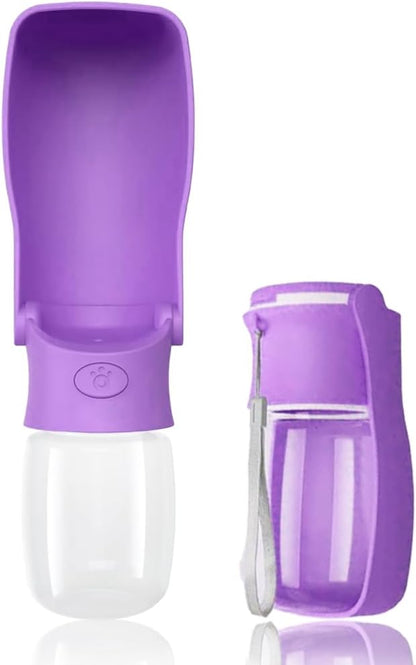 Portable Dog Small Animals Water Bottle for Walking 19 OZ or 12 OZ Pet Water Bottles for Puppy Medium Large Dogs Little Animals Water Dispenser Dog Small Animals Water Bowl