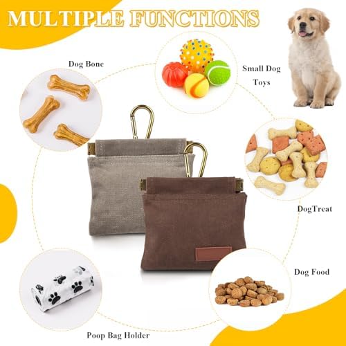2Pcs Hands Free Dog Treat Pouches for Training, Walking and Outdoor Use - Image 3