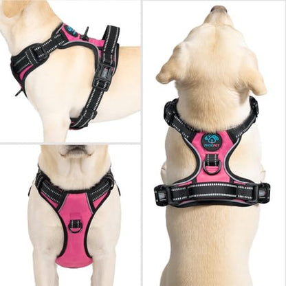 PHOEPET No Pull Dog Harnesses for Small Puppies Reflective Adjustable - Image 2