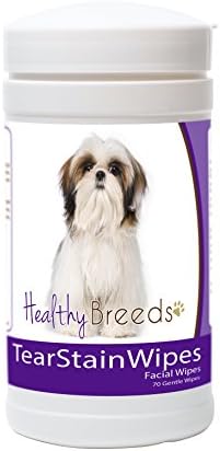 Healthy Breeds Shih Tzu Tear Stain Wipes 70 Count by HealthyBreeds