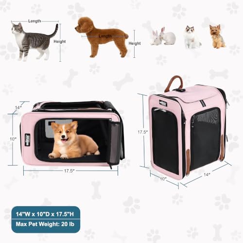 EliteField Deluxe Backpack Pet Carrier for Cats and Dogs (3-Year Warranty) - Image 4