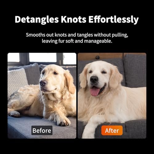 Nidawi Pet Dog Grooming Brush - Double Sided - Image 5