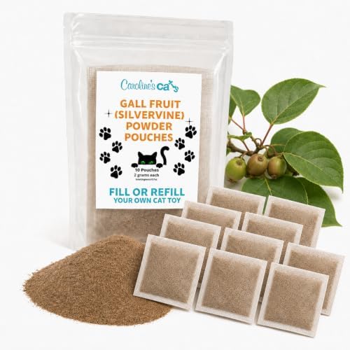 Silvervine for Cats: Stronger Than Catnip 10 Refill Pouches by CarolinesCats