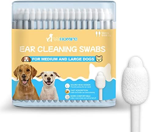Large-Head Dog Ear Swabs, Gourd Cotton Tips, 56 pcs by V%C2%B2alueHomeLife