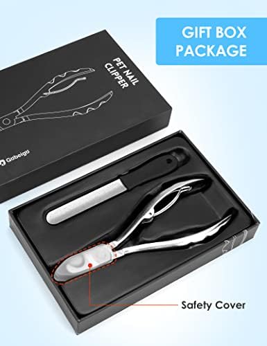 Gobeigo Heavy Duty Dog Nail Clippers for Large Dogs & Thick Nails (Silver) - Image 6