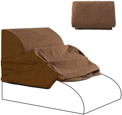 3-Step Dog Stairs Replacement Cover(for AODISMAN Pet Ramp Only),Brown by AODISMAN