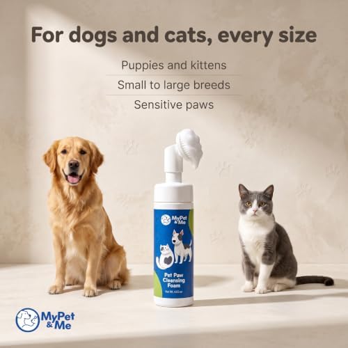 Dog Paw Cleaner – No-Rinse Foam, Silicone Brush, Dogs & Cats - Image 5