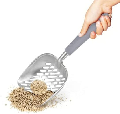 SunGrow Large Cat Litter Scoop, Life Transforming Cat Scooper, Reduces Hand Fatigue, Saves Clear Litter, Makes Scooping Faster and Easier