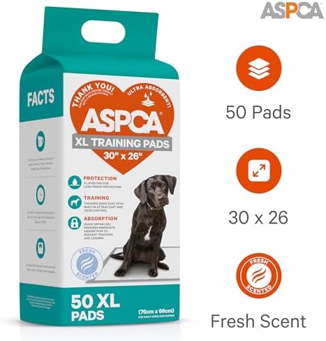 ASPCA Dog Training Pads, XL 26" x 30", Fresh Scented, 50 Count - Image 2