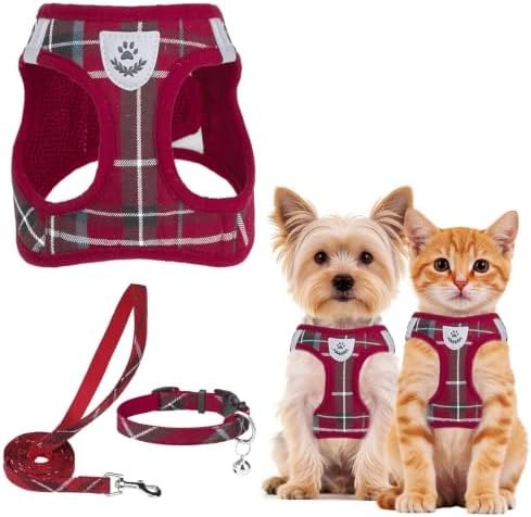 PUPTECK Dog Harness, Collar and Leash Set No Pull for Small Medium Sized by PUPTECK