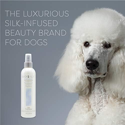 BioSilk for Dogs Silk Therapy Waterless Dog Shampoo Spray, 8 Fl Oz - Image 4