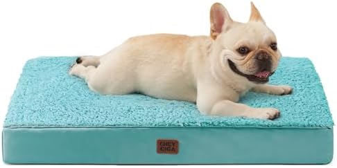 EHEYCIGA Orthopedic Dog Bed Medium with Removable Washable Cover, 30x20 by EHEYCIGA