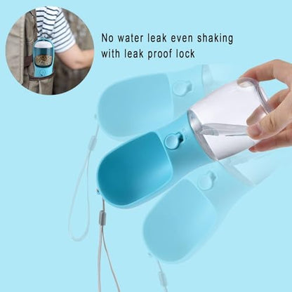 Cibaabo Dog Water Bottle Portable with Food Container & Filter for Travel - Image 3
