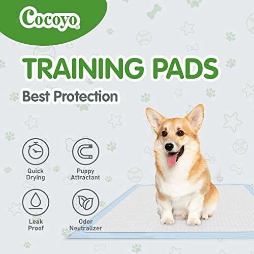 COCOYO Best Value Training Pads 100 Count 13“ by 17.7”| Dog Pee Pads | Super Absorbent Puppy Pads,Blue - Image 2