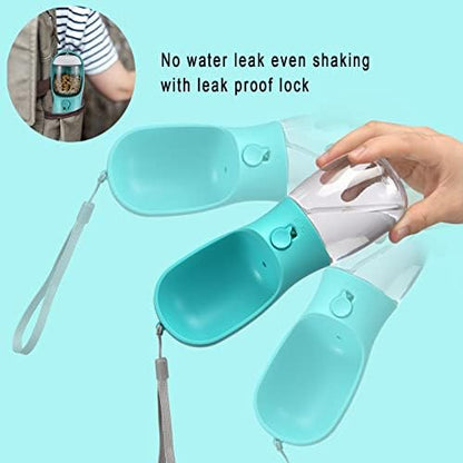 Cibaabo Dog Water Bottle Portable with Food Container & Filter for Travel - Image 5