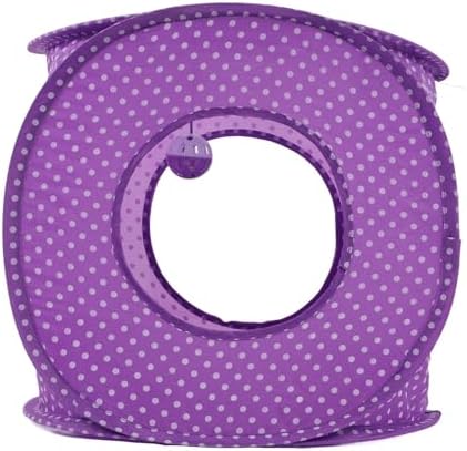 Cat Play Tunnel,Occupiedpet Collapsible Cube Tent with 3 Entry Points by Occupiedpet