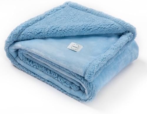 Waterproof Dog Bed Cover Pet Jacquard Blankets for Couch Reversible Pets Puppy Blankets Leakproof Sofa Couch Washable Cover Cat Doggie Blanket for Warm-Lake Blue,XXL by Unknown