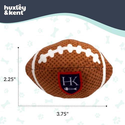 Huxley & Kent Power Plush Squeaky Dog Toy, HK Football - Image 5