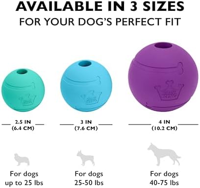 Chew King Fetch Balls Extremely Durable Natural Rubber Toy Pack of 3 - 3 inch Balls (CM-0263-CS01) - Image 5
