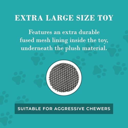 Haute Diggity Dog Chewy Vuiton Bone Plush Dog Toy, Designer Parody Toy - Image 6