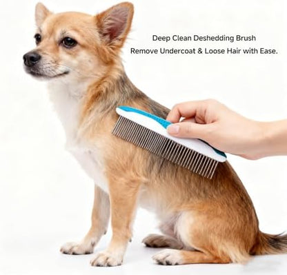 NVNAN 5-Piece Pet Grooming Kit with Deshedding Rake for dogs and cats - Image 3